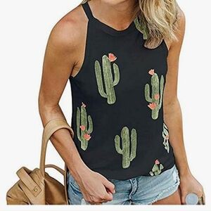 Womens Summer Cactus Top